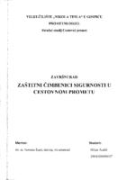 prikaz prve stranice dokumenta Zaštitni čimbenici sigurnosti u cestovnom prometu