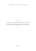 prikaz prve stranice dokumenta Političke stranke u Republici Hrvatskoj od 1990.do 2016.godine