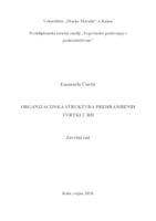 prikaz prve stranice dokumenta Organizacijska struktura prehrambenih tvrtki u RH