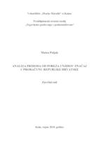 prikaz prve stranice dokumenta Analiza prihoda od poreza i njihov značaj u proračunu Republike Hrvatske