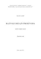 prikaz prve stranice dokumenta RAZVOJ I DIZAJN PROIZVODA