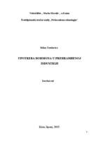 prikaz prve stranice dokumenta UPOTREBA HORMONA U PREHRAMBENOJ INDUSTRIJI