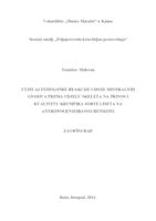 prikaz prve stranice dokumenta UTJECAJ FIZIOLOŠKE REAKCIJE I DOZE MINERALNIH GNOJIVA PREMA UDJELU SKELETA NA PRINOS I KVALITETU KRUMPIRA SORTE LISETA NA ANTROPOGENIZIRANOJ RENDZINI