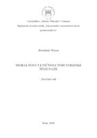 prikaz prve stranice dokumenta Moralnost i etičnost industrijske špijunaže