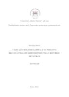 prikaz prve stranice dokumenta Utjecaj strukture kapitala na poslovni rezultat malih i srednjih poduzeća u Republici Hrvatskoj