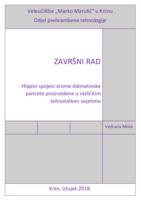 prikaz prve stranice dokumenta Hlapivi spojevi arome dalmatinske pancete proizvedene u različitim tehnološkim uvjetima"