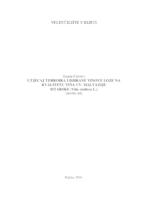 prikaz prve stranice dokumenta UTJECAJ TERROIRA I ISHRANE VINOVE LOZE NA  KVALITETU VINA CV. MALVAZIJE  ISTARSKE (Vitis vinifera L.)