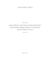 prikaz prve stranice dokumenta ODGOVORNOST UPRAVITELJA INFRASTRUKTURE I  ŽELJEZNIČKOG PRIJEVOZNIKA ZA SIGURNOST  ŽELJEZNIČKOG SUSTAVA