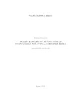 prikaz prve stranice dokumenta ANALIZA RAZVIJENOSTI AUTOMATIZACIJE  FINANCIJSKOGA POSLOVANJA JADROLINIJE RIJEKA