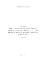 prikaz prve stranice dokumenta Pravna regulativa ponašanja vozača u prometu na cestama i sankcije za najčešće prometne prekršaje (posebice u odnosu na mlade vozače)