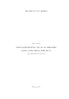 prikaz prve stranice dokumenta Izrada projektnog plana na primjeru adaptacije obiteljske kuće