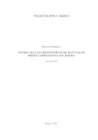 prikaz prve stranice dokumenta Studija slučaja rekonstrukcije računalne mreže Jadroagenta d,d, Rijeka
