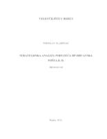 prikaz prve stranice dokumenta STRATEGIJSKA ANALIZA PODUZEĆA HP-HRVATSKA POŠTA D. D.