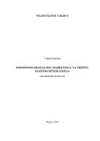 prikaz prve stranice dokumenta POSEBNOSTI DIGITALNOG MARKETINGA NA TRŽIŠTU ELEKTRONIČKIH KNJIGA