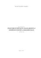 prikaz prve stranice dokumenta FINANCIJSKI IZVJEŠTAJI TE ANALIZA BONITETA I USPJEŠNOSTI PODUZEĆA AURO DOMUS D.O.O.