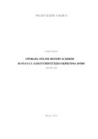 prikaz prve stranice dokumenta UPORABA ONLINE REZERVACIJSKIH SUSTAVA U AGROTURISTIČKIM OBJEKTIMA ISTRE