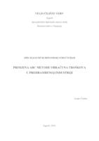 prikaz prve stranice dokumenta Primjena ABC metode obračuna troškova u prehrambenoj industriji
