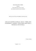 prikaz prve stranice dokumenta Analiza sadržaja misija, vizija i temeljnih vrijednosti javnog i privatnog sektora u Republici Hrvatskoj