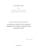 prikaz prve stranice dokumenta Istraživanje zadovoljstva građana Samobora uslugama i komunikacijom gradskih službi