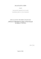 prikaz prve stranice dokumenta Izrada komunikacijske strategije za malu tvrtku