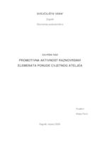 prikaz prve stranice dokumenta Promotivna aktivnost raznovrsnih elemenata ponude cvjetnog ateljea