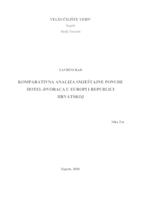 prikaz prve stranice dokumenta Komparativna analiza smještajne ponude hotel-dvoraca u Europi i Republici Hrvatskoj