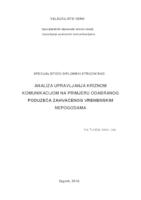 prikaz prve stranice dokumenta Analiza upravljanja kriznom komunikacijom na primjeru odabranog poduzeća zahvaćenog vremenskim nepogodama    