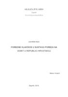 prikaz prve stranice dokumenta Porezne olakšice u sustavu poreza na dobit u Republici Hrvatskoj  