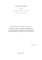 prikaz prve stranice dokumenta Utjecaj upravljanja znanjem na konkurentsku prednost poduzeća  