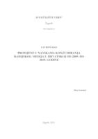 prikaz prve stranice dokumenta Promjene u navikama konzumiranja radijskog medija u Hrvatskoj od 2009. do 2019. godine