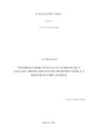 prikaz prve stranice dokumenta Informacijski sustav za evidenciju i analizu prodanih novih osobnih vozila u Republici Hrvatskoj