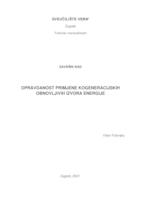 prikaz prve stranice dokumenta Opravdanost primjene kogeneracijskih obnovljivih izvora energije