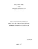 prikaz prve stranice dokumenta Procjena vrijednosti poduzeća na primjeru odabranoga poduzeća