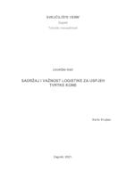 prikaz prve stranice dokumenta Sadržaj i važnost logistike za uspjeh tvrtke KONE