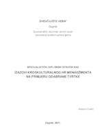 prikaz prve stranice dokumenta Izazovi kroskulturalnog HR menadžmenta na primjeru odabrane tvrtke