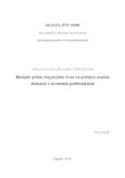 prikaz prve stranice dokumenta Medijski prikaz migracijske krize na primjeru analize diskursa o hrvatskim političarkama