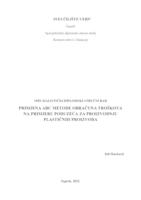 prikaz prve stranice dokumenta Primjena ABC metode obračuna troškova na primjeru poduzeća za proizvodnju plastičnih proizvoda