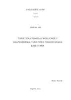 prikaz prve stranice dokumenta Turistička ponuda i mogućnosti unaprjeđenja turističke ponude grada Bjelovara  