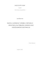 prikaz prve stranice dokumenta Razvoj vjerskog turizma u Republici Hrvatskoj na primjeru Krašića kao hodočasničke destinacije