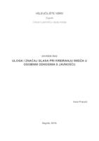 prikaz prve stranice dokumenta Uloga i značaj glasa pri kreiranju imidža u osobnim odnosima s javnošću  