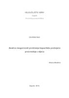 prikaz prve stranice dokumenta Analiza mogućnosti proširenja kapaciteta postojeće proizvodnje cvijeća  