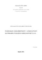 prikaz prve stranice dokumenta Povećanje konkurentnosti i učinkovitosti na primjeru poduzeća Kerschoffset d.o.o.  