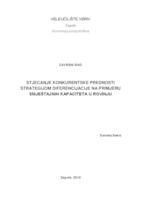 prikaz prve stranice dokumenta Stjecanje konkurentske prednosti strategijom diferencijacije na primjeru smještajnih kapaciteta u Rovinju  