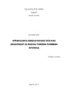 prikaz prve stranice dokumenta Atrakcijska osnova Novog Čiča kao mogućnost za razvoj turizma posebnih interesa