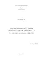prikaz prve stranice dokumenta Analiza gastronomske ponude odabranih ugostiteljskih objekata na Šibensko-kninskom području  