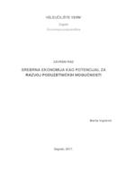 prikaz prve stranice dokumenta Srebrna ekonomija kao potencijal za razvoj poduzetničkih mogućnosti  