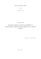 prikaz prve stranice dokumenta Razrada ideje za razvoj održivog tematskog smještajnog objekta na otoku Mljetu  