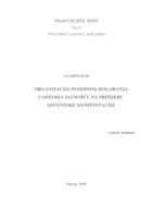 prikaz prve stranice dokumenta Organizacija posebnog događanja i odnosi s javnošću na primjeru adventske manifestacije  