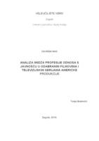 prikaz prve stranice dokumenta Analiza imidža profesije odnosa s javnošću u odabranim filmovima i televizijskim serijama američke produkcije