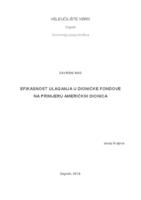 prikaz prve stranice dokumenta Efikasnost ulaganja u dioničke fondove na primjeru američkih dionica